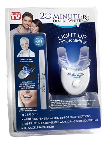 Blanqueador dental white